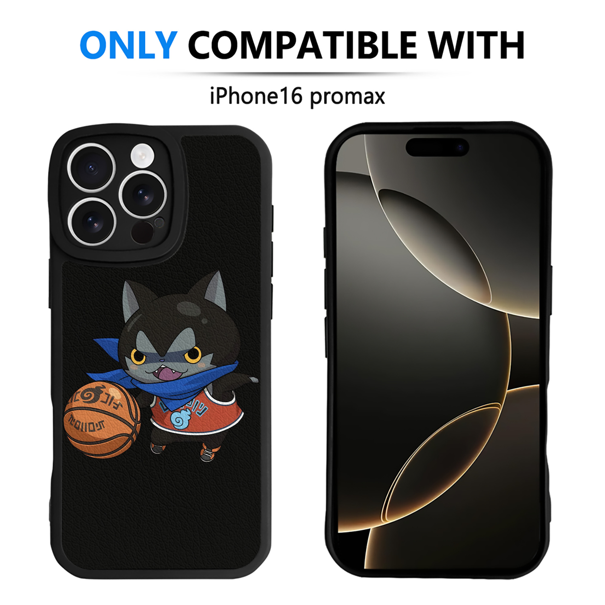 （画像用） 妖怪ウォッチ Yo-kai Watch 【iPhone 16シリーズ対応】シリコンスマホケース（レザー調） 材質：シリコン